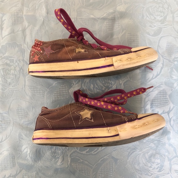 Converse One-Star Purple Sneakers - Picture 4 of 5